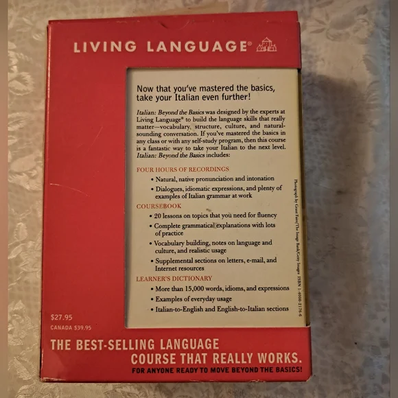 Language Italian Course - Red - Picture 2 of 2